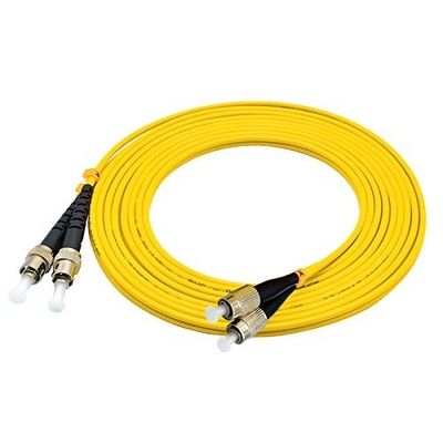 Cordón amarillo de parche de fibra FC para exteriores 9/125um Alta durabilidad
