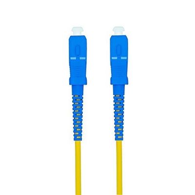 Cable de fibra óptica simple de modo único Cable de salto de fibra de 10 pies de conector SC a SC