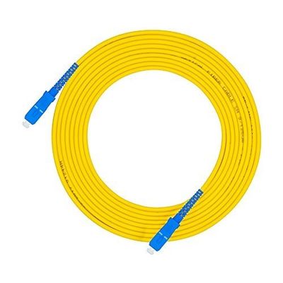 Cable de fibra óptica simple de modo único Cable de salto de fibra de 10 pies de conector SC a SC
