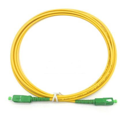 Cable de fibra óptica simple de modo único Cable de salto de fibra de 10 pies de conector SC a SC
