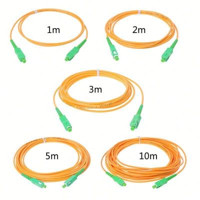 9/125Um Módus Multi Cordón de parche de fibra óptica de hombre a mujer