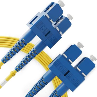 9/125Um Módus Multi Cordón de parche de fibra óptica de hombre a mujer