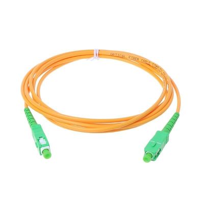 FTTH FTTB Cable de parche de fibra óptica SC a SC Cordón de parche para transmisión a larga distancia