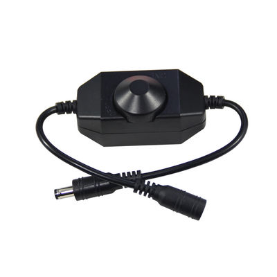 Cable de alimentación CC macho a hembra con interruptor atenuador 5.5x2.1mm