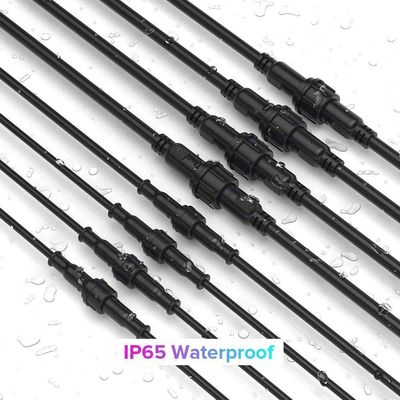 4pin 5pin 6pin rectas de conector de conexión masculina M8 conector a prueba de agua 60cm IP65 IP66