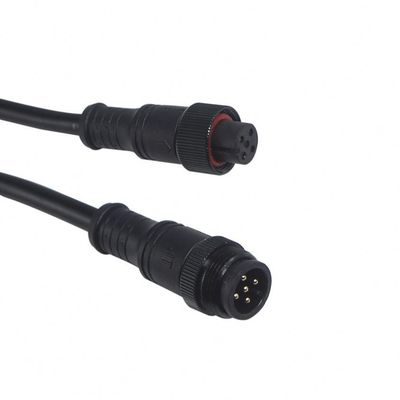 4pin 5pin 6pin rectas de conector de conexión masculina M8 conector a prueba de agua 60cm IP65 IP66