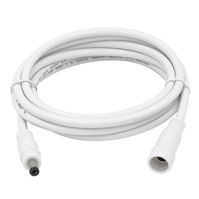 20AWG DC Power 5525 DC Plug Cable de extensión de hombre a mujer 5.5mm * 2.5mm