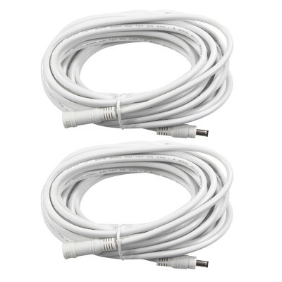 Cable de alimentación de corriente continua masculino a femenino personalizable con conector de toma de corriente