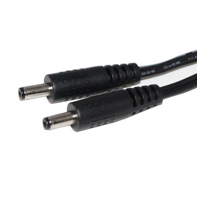 1M/1.2M 22AWG Cable de extensión DC de cobre de 90 grados Jack de ángulo recto 5.5*2.5mm