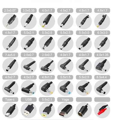 1M/1.2M 22AWG Cable de extensión DC de cobre de 90 grados Jack de ángulo recto 5.5*2.5mm