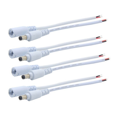 Cable de extensión 12V 24V DC 5.5x2.1mm 5.5x2.5mm Cable de alimentación DC femenino para CCTV