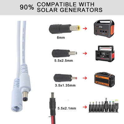 Cable de extensión 12V 24V DC 5.5x2.1mm 5.5x2.5mm Cable de alimentación DC femenino para CCTV