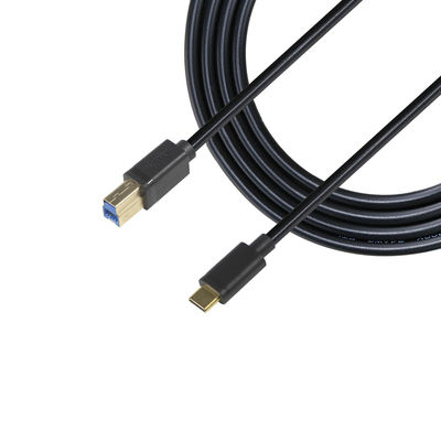 Cable de datos USB 2.0 tipo C macho a USB B macho para impresoras y escáneres
