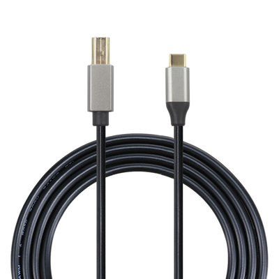 1m 1.5m 2.0 3.0 Tipo C macho a USB B macho cable de datos USB para escáneres e impresoras