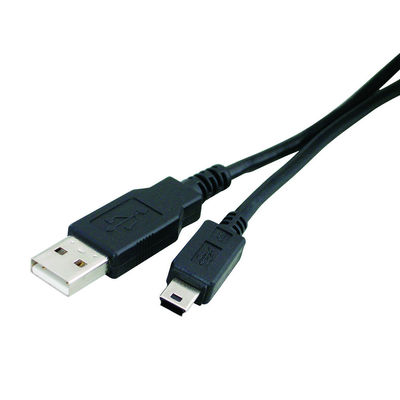 Mini USB Cable de transferencia de datos 1m 3ft USB 2.0 480Mbps para la cámara MP3 de carga