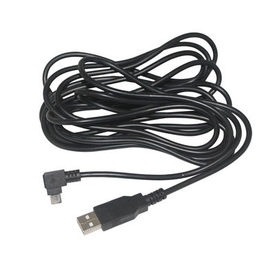 Cable de datos Micro-USB negro para cámara y MP3 1m 1.5m Protección de trenzas