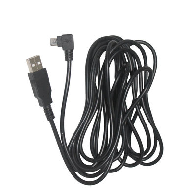 Cable de datos Micro-USB negro para cámara y MP3 1m 1.5m Protección de trenzas