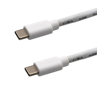 1m/2m/10ft USB 3.0 Cable de datos tipo C a C Cable USB para transferencia de datos de alta velocidad