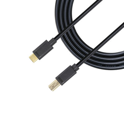 Conductor de cobre desnudo 1.8m 6FT Cable de datos USB Cable de impresora USB US 2725 28/24 AWG