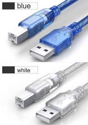24AWG cable de impresora USB USB 2.0 tipo A macho a B macho cable de extensión para impresora