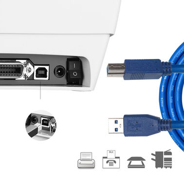 Cargador rápido USB A masculino a USB B masculino USB 3.0 cable de extensión de datos