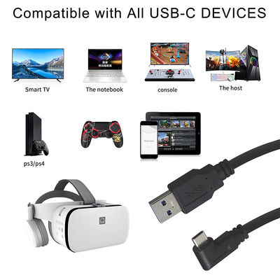 Cable de alta velocidad 5Gbps 3.0 USB Tipo-C a Tipo A para VR 1 2 Cable de conexión VR de auriculares