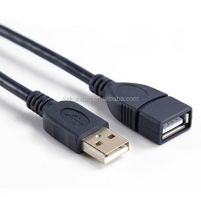 2725 28AWG/1PR 20AWG/2C Cable de datos USB de hombre a mujer 2A personalizable