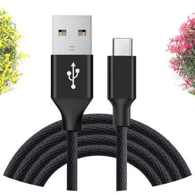 Alta velocidad de datos y carga V8 Micro cable USB 1m 1,2m para teléfono móvil blanco/negro