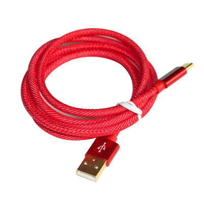 Alta velocidad de datos y carga V8 Micro cable USB 1m 1,2m para teléfono móvil blanco/negro