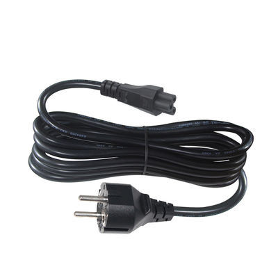 1.8M VDE CEE 77 UE a C5 Cable de alimentación de hojas de trébol para PC Cordón de alimentación para computadoras portátiles