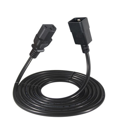 Extensión 16A Hembra Iec C13 Hembra a C20 Hombre Cordón de alimentación Pdu con otro estándar de enchufe