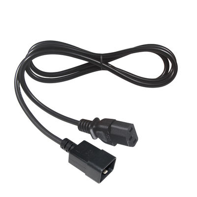Extensión 16A Hembra Iec C13 Hembra a C20 Hombre Cordón de alimentación Pdu con otro estándar de enchufe
