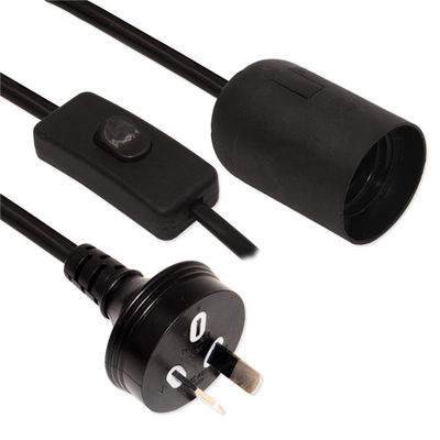 Edison Lamp Socket AC Electric Extension Wire Dimmer Light Bulb Set para Australia lámpara de sal