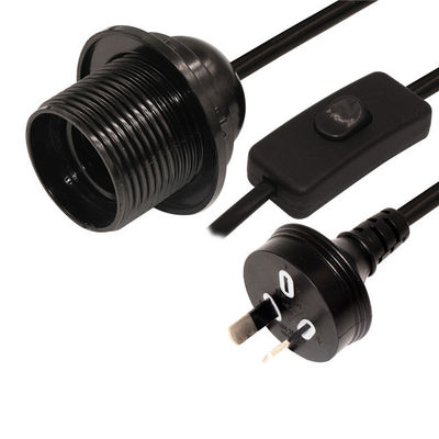 Edison Lamp Socket AC Electric Extension Wire Dimmer Light Bulb Set para Australia lámpara de sal