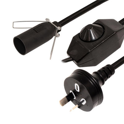 Edison Lamp Socket AC Electric Extension Wire Dimmer Light Bulb Set para Australia lámpara de sal