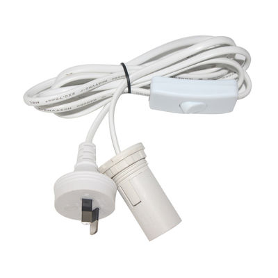 Cable H03VVh2-F 2G*0.75mm2 Lámpara de sal con interruptor y cable de alimentación E14 con enchufe de Australia