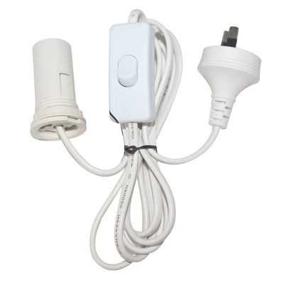 Cable H03VVh2-F 2G*0.75mm2 Lámpara de sal con interruptor y cable de alimentación E14 con enchufe de Australia