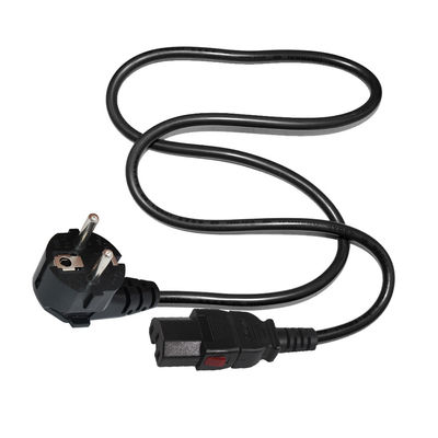 Cable de alimentación de enchufe de bloqueo Pdu con conector Schuko CEE 77 a IEC15