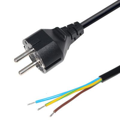 Cee 7/7 Cord 16A Plug Power Mujer a hombre Schuko Extensión de cable europeo 2 metros
