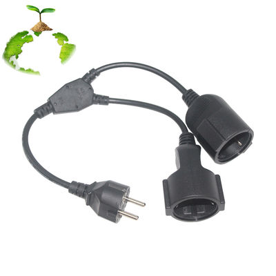 VDE Conjuntos de doble extremo femenino para el cable de alimentación submarino Eu 240v 250v 10a Cee 77
