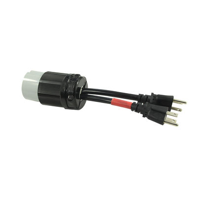 Aplicación para el hogar 1ft 14/3 NEMA L14-20C Conector de cable de extensión con certificado de EE.UU.