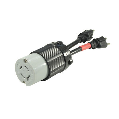 Aplicación para el hogar 1ft 14/3 NEMA L14-20C Conector de cable de extensión con certificado de EE.UU.