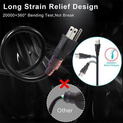 Cable divisor de alimentación de 4 vías PowerCON hembra True1 a NEMA 5-15P de 1,8 m