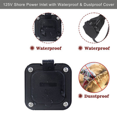 Cable de alimentación convertidor impermeable NEMA 5-15R 1M 15A 125V