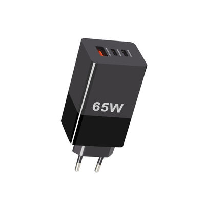 USB-C PD3.0 inserción ciega 65w Gan cargador Adaptador de cargador de pared