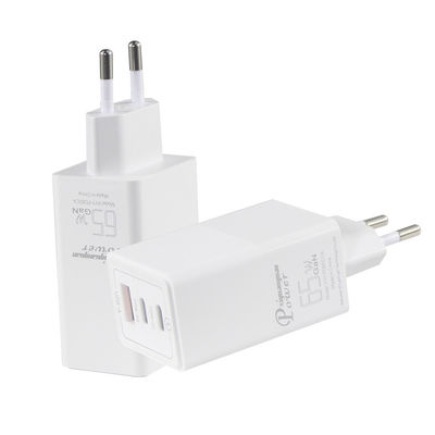 USB-C PD3.0 inserción ciega 65w Gan cargador Adaptador de cargador de pared