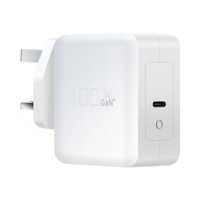 Cargador de 100W Tipo C único Cargador inalámbrico GaN Tech 100W USB-C QC3.0
