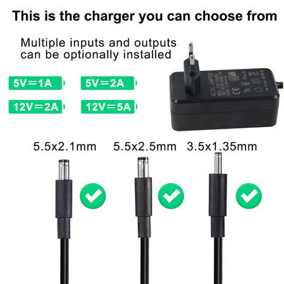 Adaptador de fuente de alimentación universal de 12V 1A 5A 3A enchufe de pared de tipo CA a CC