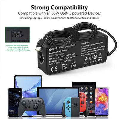 24V 5A Cargador portátil de escritorio de 100w Cargador de computadora portátil USB tipo C