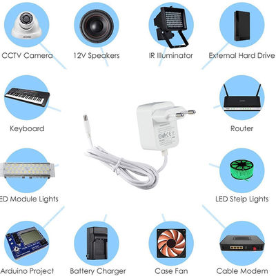 Adaptador de alimentación de conmutación europeo montado en la pared 5V 1A 2A 3A Eu Plug Ac Dc